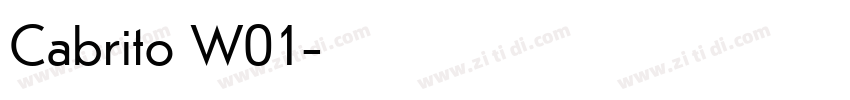 Cabrito W01字体转换